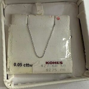 Kohl's Silver Necklace